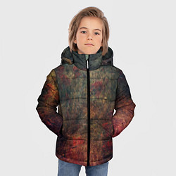 Куртка зимняя для мальчика Металлические краски, цвет: 3D-черный — фото 2