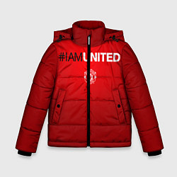 Куртка зимняя для мальчика I am United, цвет: 3D-черный
