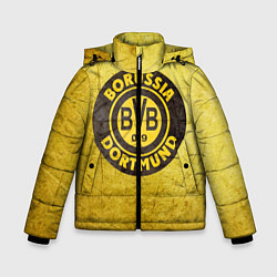 Куртка зимняя для мальчика Borussia3, цвет: 3D-черный