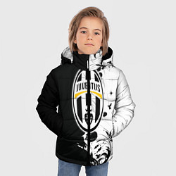 Куртка зимняя для мальчика Juventus4, цвет: 3D-светло-серый — фото 2