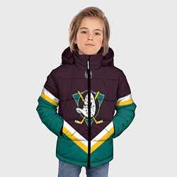 Куртка зимняя для мальчика NHL: Anaheim Ducks, цвет: 3D-черный — фото 2