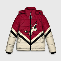 Куртка зимняя для мальчика NHL: Arizona Coyotes, цвет: 3D-черный