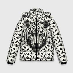 Куртка зимняя для мальчика Tiger Dreams, цвет: 3D-красный