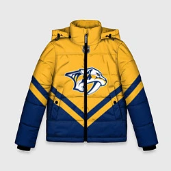 Куртка зимняя для мальчика NHL: Nashville Predators, цвет: 3D-черный