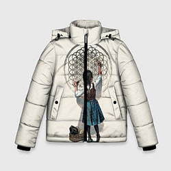 Куртка зимняя для мальчика Bring Me The Horizon, цвет: 3D-светло-серый