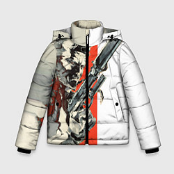Куртка зимняя для мальчика Metal gear solid 3, цвет: 3D-красный