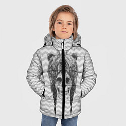 Куртка зимняя для мальчика Мертвый шаман, цвет: 3D-красный — фото 2