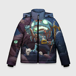 Куртка зимняя для мальчика Fizz, цвет: 3D-черный