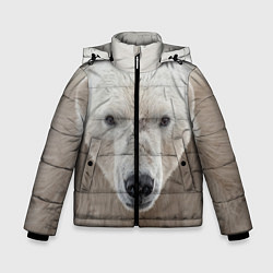 Куртка зимняя для мальчика Белый медведь, цвет: 3D-красный