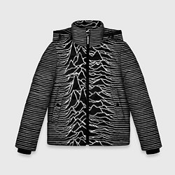 Куртка зимняя для мальчика Joy Division: Unknown Pleasures, цвет: 3D-светло-серый