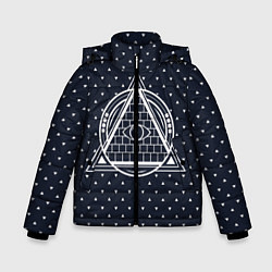 Куртка зимняя для мальчика Illuminati, цвет: 3D-черный