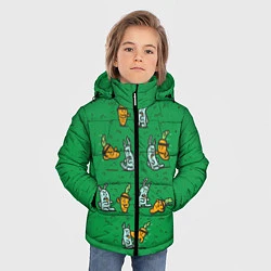 Куртка зимняя для мальчика Боевая морковь, цвет: 3D-красный — фото 2