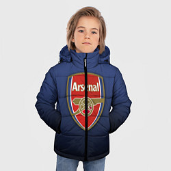 Куртка зимняя для мальчика Арсенал, цвет: 3D-светло-серый — фото 2