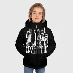 Куртка зимняя для мальчика Led Zeppelin: Mono, цвет: 3D-черный — фото 2