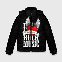 Зимняя куртка для мальчика I Love Rock Music