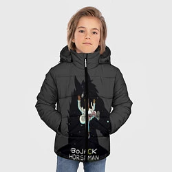 Куртка зимняя для мальчика Bojack Horseman, цвет: 3D-черный — фото 2