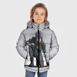Куртка зимняя для мальчика Ghost In The Shell 5, цвет: 3D-светло-серый — фото 2