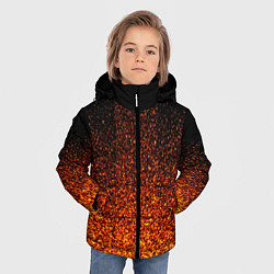Куртка зимняя для мальчика БЛЕСК, цвет: 3D-черный — фото 2