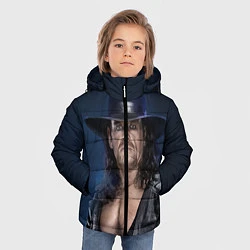 Куртка зимняя для мальчика Гробовщик 3, цвет: 3D-черный — фото 2