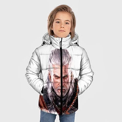 Куртка зимняя для мальчика Геральт, цвет: 3D-черный — фото 2