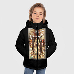Куртка зимняя для мальчика Oblivion, цвет: 3D-красный — фото 2
