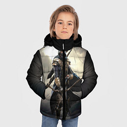Куртка зимняя для мальчика TES 7, цвет: 3D-черный — фото 2