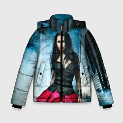 Куртка зимняя для мальчика Evanescence, цвет: 3D-черный