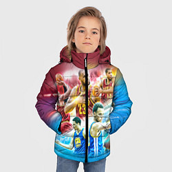 Куртка зимняя для мальчика Golden State Warriors, цвет: 3D-красный — фото 2