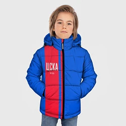 Куртка зимняя для мальчика ЦСКА Форма, цвет: 3D-красный — фото 2