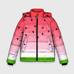Куртка зимняя для мальчика Арбузик, цвет: 3D-красный