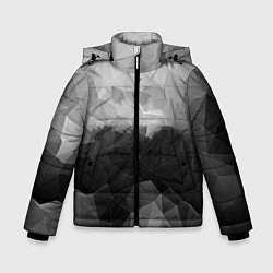 Куртка зимняя для мальчика Polygon gray, цвет: 3D-черный