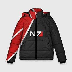Куртка зимняя для мальчика N7 Space, цвет: 3D-красный