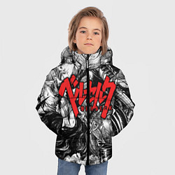 Куртка зимняя для мальчика Berserk, цвет: 3D-красный — фото 2