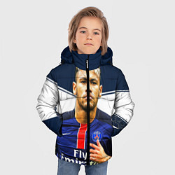 Куртка зимняя для мальчика Neymar: Fly Emirates, цвет: 3D-черный — фото 2