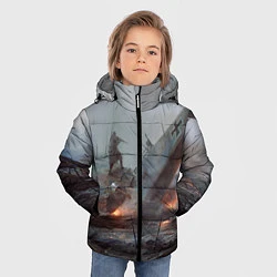 Куртка зимняя для мальчика Battlefield: Plan A, цвет: 3D-черный — фото 2