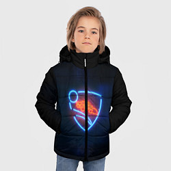 Куртка зимняя для мальчика Rocket League, цвет: 3D-черный — фото 2