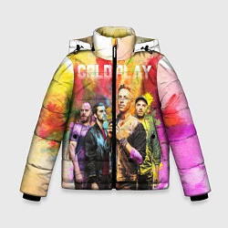 Куртка зимняя для мальчика Coldplay, цвет: 3D-черный