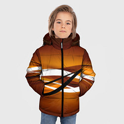 Куртка зимняя для мальчика Горизонталь, цвет: 3D-черный — фото 2