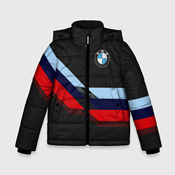Куртка зимняя для мальчика Бмв Bmw Black, цвет: 3D-красный