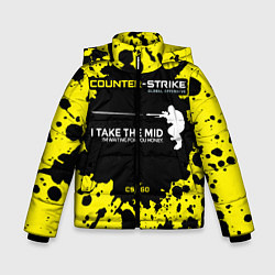 Куртка зимняя для мальчика Counter-Strike: Go Mid, цвет: 3D-черный