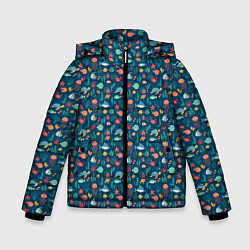 Зимняя куртка для мальчика Подводный мир