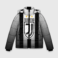 Куртка зимняя для мальчика Juventus FC: New logo, цвет: 3D-светло-серый