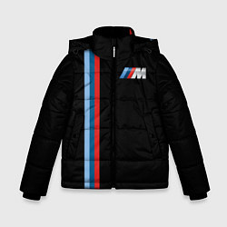 Куртка зимняя для мальчика BMW BLACK COLLECTION БМВ, цвет: 3D-черный