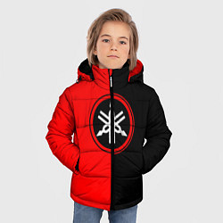 Куртка зимняя для мальчика Yamaha, цвет: 3D-красный — фото 2
