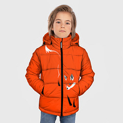 Куртка зимняя для мальчика Лисица, цвет: 3D-черный — фото 2