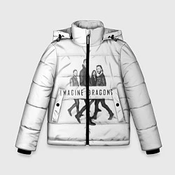 Куртка зимняя для мальчика Imagine Dragons: White, цвет: 3D-черный