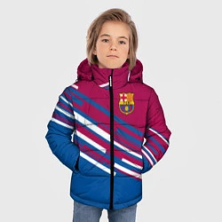 Куртка зимняя для мальчика Barcelona FC: Sport Line 2018, цвет: 3D-светло-серый — фото 2