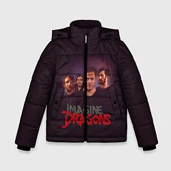 Куртка зимняя для мальчика Группа Imagine Dragons, цвет: 3D-черный