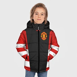 Куртка зимняя для мальчика Man UTD FC: Vintage 2018, цвет: 3D-черный — фото 2