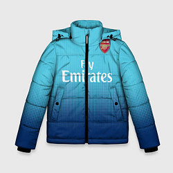 Куртка зимняя для мальчика Arsenal FC: Blue Away 17/18, цвет: 3D-черный